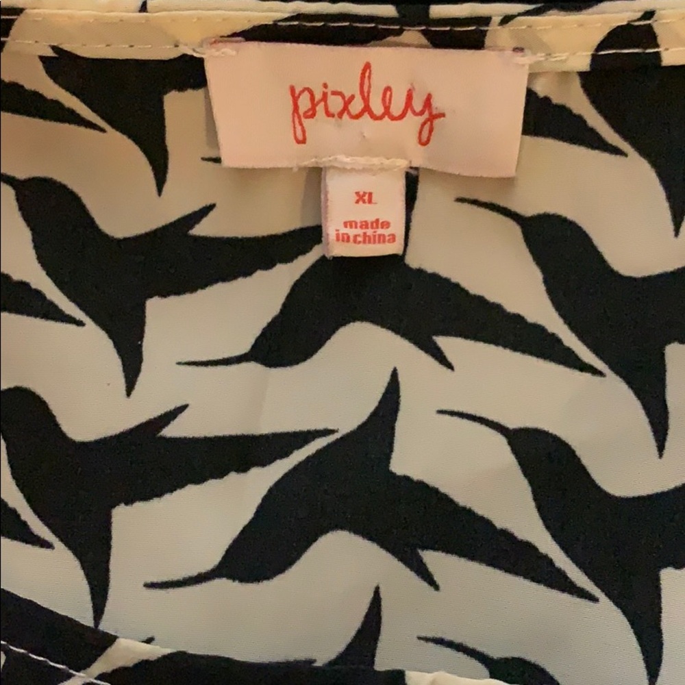 Pixley Hummingbird Print Blouse XL